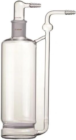 G2 Borosilicate Glass Gas Washing Device - 350mL Fritted Sand Plate with 24/40 Joint in Saudi Arabia