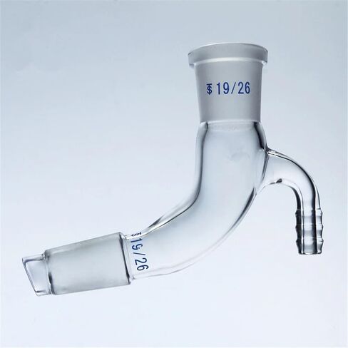 19/26 24/29 Glass Adapter Vacuum Take Off with Hose Connector Tube - Lab Supplies for and Science Experiments(24 29) in Saudi Arabia