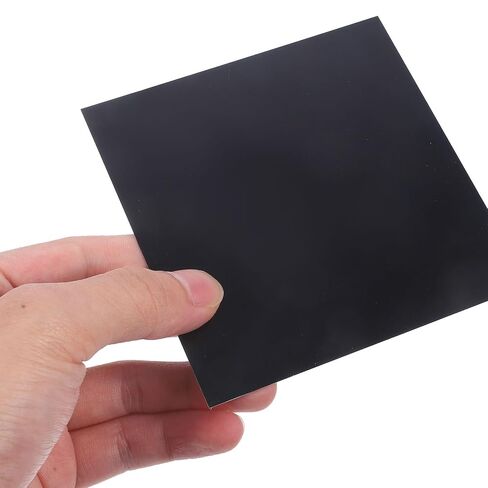 5pcs فراغات الألومنيوم المختلطة ، 3.93 × 3.93x0.02 في ورقة صناعية فارغة من الألومنيوم الأسود ، الورقة المعدنية الرقيقة من لوحة الإشارة للنقش ، المصنوعة يدويًا ، ديي ، ديكور المنزل in Kuwait