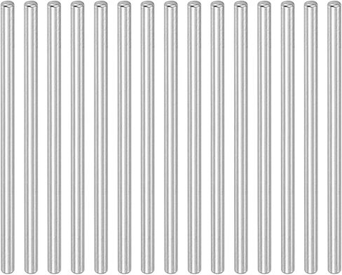 Patikil Round Metal Rod 2mm × 38 ملم ، 30 PCS الصلب الكربوني Round Rod Rod Bar Stock Stock Solid Soft Lats Miniature Axle RC Model in Saudi Arabia