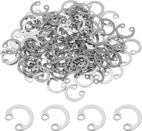 PATIKIL 32mm ID Internal Retaining Rings, 20 Pcs E-Clip Snap Ring 304 Stainless Steel Internal Circlip for Automobile Valve Equipment Bearings in Saudi Arabia
