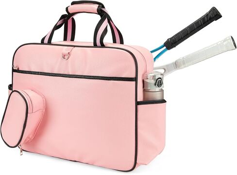 أكياس تنس جلدية تنس مضرب كيس نساء تنس حمل حقيبة PU Sport Handpag مقاومة للماء حقيبة الكتف الريشة خفيفة الوزن لضربتين مع أشرطة كتف قابلة للإزالة في الهواء الطلق in Kuwait