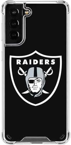 Skinit Clear Phone Case متوافق مع Galaxy S21 Plus 5G - NFL Las Vegas Raiders مرخص رسميًا in Saudi Arabia