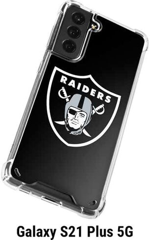 Skinit Clear Phone Case متوافق مع Galaxy S21 Plus 5G - NFL Las Vegas Raiders مرخص رسميًا in Saudi Arabia
