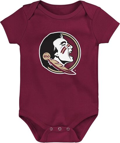 Outerstuff NCAA Teams Newborn Baby and Infant Born ليكونوا مجموعة قصيرة من الأكمام من 3 عبوات (0-18 م) in Kuwait