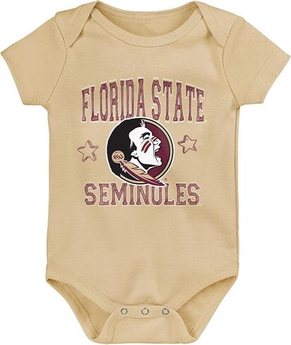 Outerstuff NCAA Teams Newborn Baby and Infant Born ليكونوا مجموعة قصيرة من الأكمام من 3 عبوات (0-18 م) in Kuwait