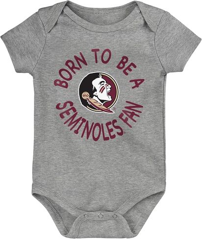 Outerstuff NCAA Teams Newborn Baby and Infant Born ليكونوا مجموعة قصيرة من الأكمام من 3 عبوات (0-18 م) in Kuwait