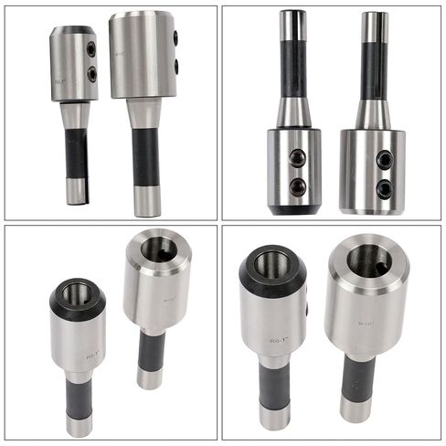 8PCS Precision R8 End Mill Holder Set for Milling Machines 202-5310, (1/2' 3/16' 3/4' 3/8' 5/8' 7/8' 1' 1/4') in Kuwait