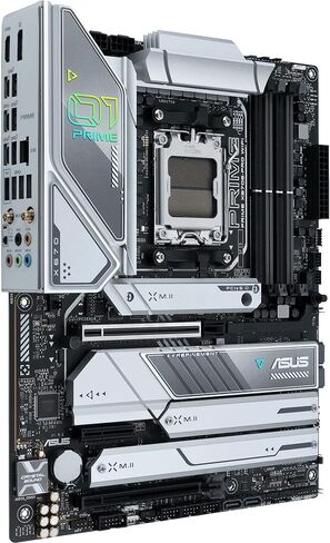 ASUS X870 MAX GAMING WIFI7 W AMD AM5 ATX Motherboard, 8-layer White PCB, 12+2+1 80A DrMOS, DDR5, PCIe 5.0 x16 Q-Release, 3x M.2, Wi-Fi 7 Q-Antenna, USB4® Type-C®, 2.5Gb LAN, BIOS FlashBack™, Aura Sync in Saudi Arabia