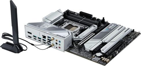 ASUS X870 MAX GAMING WIFI7 W AMD AM5 ATX Motherboard, 8-layer White PCB, 12+2+1 80A DrMOS, DDR5, PCIe 5.0 x16 Q-Release, 3x M.2, Wi-Fi 7 Q-Antenna, USB4® Type-C®, 2.5Gb LAN, BIOS FlashBack™, Aura Sync in Saudi Arabia