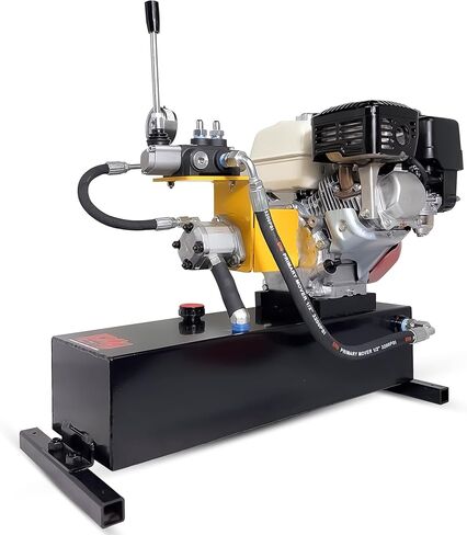وحدة الطاقة الهيدروليكية التي تعمل بالغاز المحرك الرئيسي-Honda GX200 ، خزان 5 جالون (15 QT قابلة للاستخدام) ، تمثيل مزدوج ، صمام واحد ، السحب-3200 رطل (PF-GPU-DA-5G) in Saudi Arabia