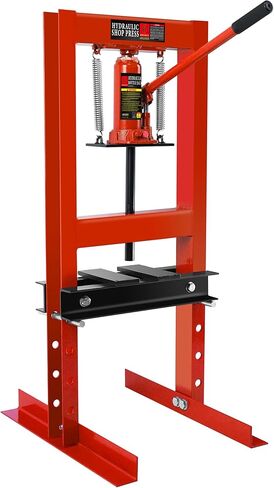 المتجر الهيدروليكي اضغط على 6T ، H-Frame Bearing Shop Press ، Shop Penchtop Shop القابل للتعديل مع لوحين ضغوط ، ارتفاع طاولة العمل القابل للتعديل ، الأزرق in Saudi Arabia