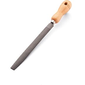 أداة 8 "أداة مستديرة - ملف معدني من الصلب عالي الجودة ، Rasp Woodworking Rasp مع 4" مقبض خشبي الزان - متينة الخشب متينة وطويلة الأمد من أجل الصنع الخشبي لتشكيل الأسطح المنحنية بواسطة أدوات مقاطعة الملوك in Kuwait