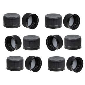 12pk Tarned Tarning Caps 28/400 Te Te Screw Top Caps لقوارير الحيوانات الأليفة قوارير Boston Round and Wine لتناسب معظم CT 28 مم (خيط مستمر) in Kuwait