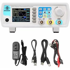 JDS6600 60MHz Fully CNC DDS Dual Channel Function Arbitrary Wave Signal Generator Source Frequency Meter Sweeper in Saudi Arabia