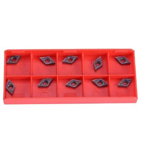 10pcs CNC Carbide Tips Inserts Blade Cutter Lathe Turning Tool with Box in Kuwait