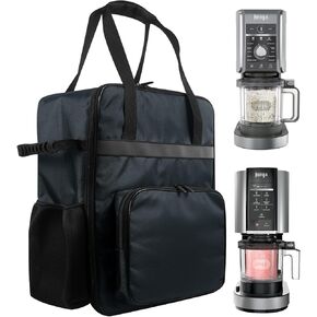 Ice Cream Maker Carrying Bag Sorbet Maker Travel Case Heavy duty 1680D Oxford Storage Bag for Ninja CREAMi Deluxe Ice Cream NC501/NC301/NC300/NC299AMZ in Kuwait