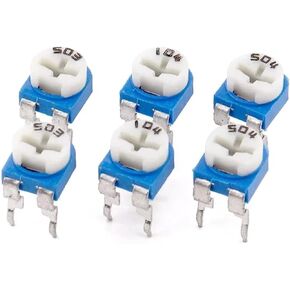 500pcs/lot RM065 Variable Resistor 100R to 1M 13 Values Carbon Film Horizontal Trimpot Potentiometer(RM065 503 50Kohm) in Saudi Arabia