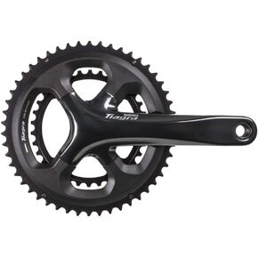 Shimano Tiagra FC-4700 Crankset - 172.5mm, 10-Speed, 50/34t, 110 Asymmetric BCD, Hollowtech II Spindle Interface, Gray in Kuwait