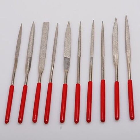 10pc/set Diamond Flat Needle File Shaping Carving Tool Kit for Metal/stone/glass in Saudi Arabia