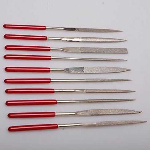 10pc/set Diamond Flat Needle File Shaping Carving Tool Kit for Metal/stone/glass in Saudi Arabia