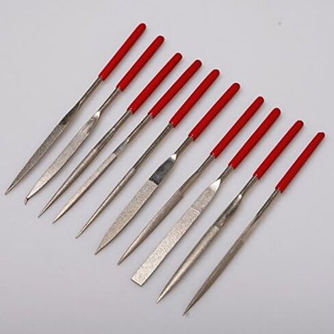 10pc/set Diamond Flat Needle File Shaping Carving Tool Kit for Metal/stone/glass in Saudi Arabia