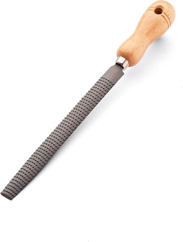 أداة 8 "أداة مستديرة - ملف معدني من الصلب عالي الجودة ، Rasp Woodworking Rasp مع 4" مقبض خشبي الزان - متينة الخشب متينة وطويلة الأمد من أجل الصنع الخشبي لتشكيل الأسطح المنحنية بواسطة أدوات مقاطعة الملوك in Saudi Arabia