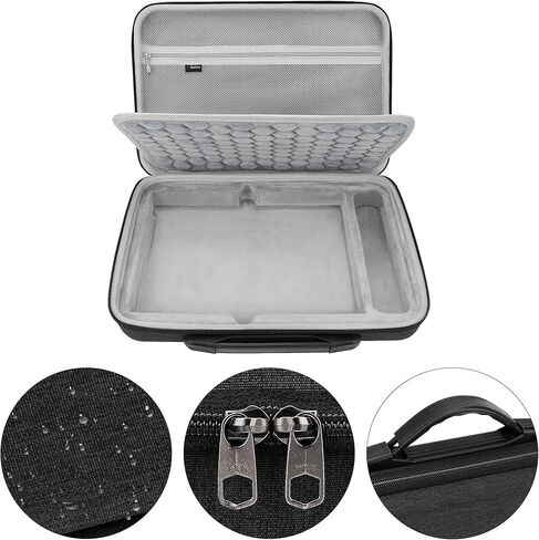 Geekria Hard Shell Travel Careing Case ، حقيبة آلة الأسطوانة متوافقة مع الهندسة في سن المراهقة EP-133 K.O. II ، EP-1320 Sampler Medieval (رمادي غامق) in Saudi Arabia