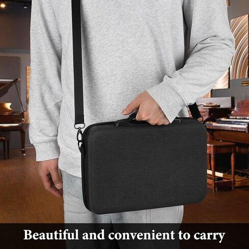 Geekria Hard Shell Travel Careing Case ، حقيبة آلة الأسطوانة متوافقة مع الهندسة في سن المراهقة EP-133 K.O. II ، EP-1320 Sampler Medieval (رمادي غامق) in Saudi Arabia