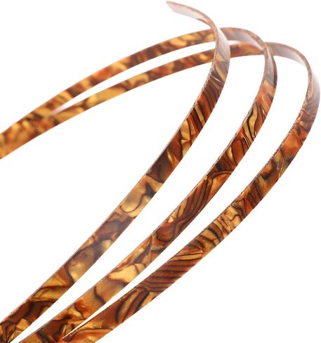 WALFRONT Strong Celluloid Guitar Binding Strip Trim Multifunctional for Acoustic Electric Classical Guitars Fashionable Decorative Side Strap Replacement Purfling Trim in Saudi Arabia