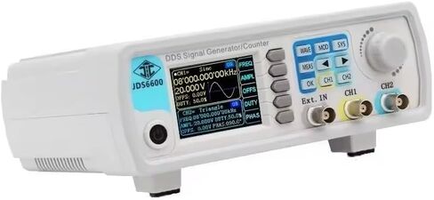 JDS6600 60MHz Fully CNC DDS Dual Channel Function Arbitrary Wave Signal Generator Source Frequency Meter Sweeper in Saudi Arabia