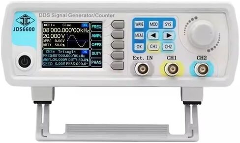 JDS6600 60MHz Fully CNC DDS Dual Channel Function Arbitrary Wave Signal Generator Source Frequency Meter Sweeper in Saudi Arabia