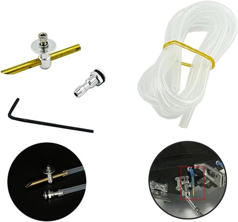 RC Boat Water Cooling Set Water Inlet and Outlet Nozzle with Pipe Tube for RC Boat Ship DIY Model Toy Motor Water Cooling Parts (Green) in Saudi Arabia