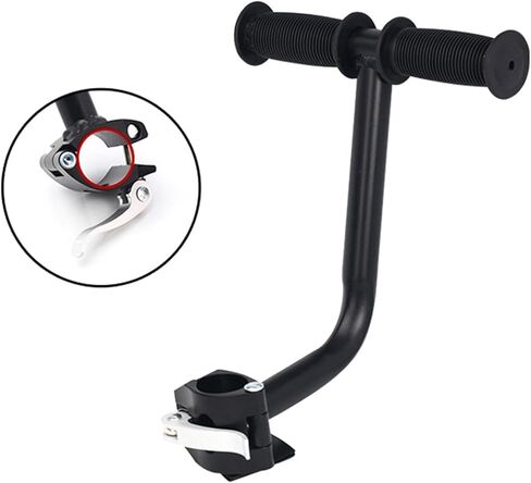 Bike Handrail Bicycle Handrail Sturdy Accessory Child Carrier Handle Kids Seating Hand Rest Rear Seat Armrest in Kuwait