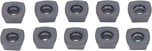 10PCS Coated Carbide Inserts CNC Cutter Replacement Lathe Milling Tools Stainless Steel Aluminum ti Alloy Copper in Saudi Arabia