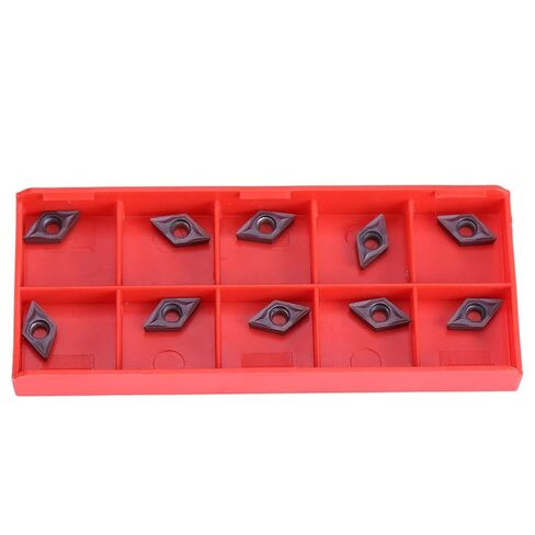 10pcs CNC Carbide Tips Inserts Blade Cutter Lathe Turning Tool with Box in Kuwait