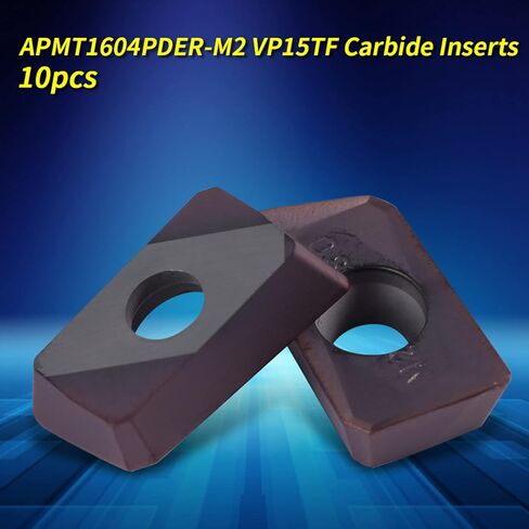 Flexman 10pcs CNC Carbide Tips ، 16x 9 × 5 ملم قاطع الشفرة مخرطة مخرطة مع مربع تخزين لمعالجة الصلب العادي والفولاذ المقاوم للصدأ العادي in Kuwait