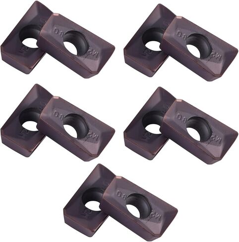 Flexman 10pcs CNC Carbide Tips ، 16x 9 × 5 ملم قاطع الشفرة مخرطة مخرطة مع مربع تخزين لمعالجة الصلب العادي والفولاذ المقاوم للصدأ العادي in Kuwait