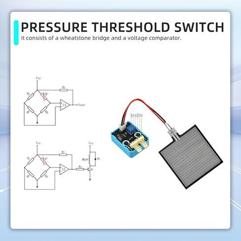 2Pcs RP-S40-ST Thin Film Pressure Sensor, High Accuracy Thin Kraft Sensor Pressure Sensor Pad Film Pressure Sensor, Thin Film Sensing Resistor Force Sensor for Intelligent High End Seat in Saudi Arabia