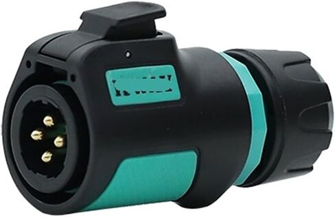 K20 waterproof aviation 2-3-4 core 5-7-9-12 pin quick male connector IP67(K20 P4 core plug 25A500V) in Saudi Arabia
