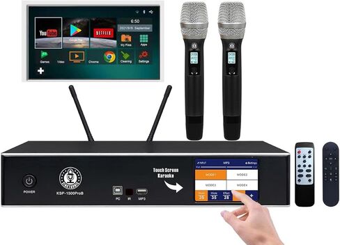 KSP-1500Prob Professional 4 في 1 Digital 2500W Amplifier W/Unlimited YouTube Songs by iPhone & Tablets in Saudi Arabia