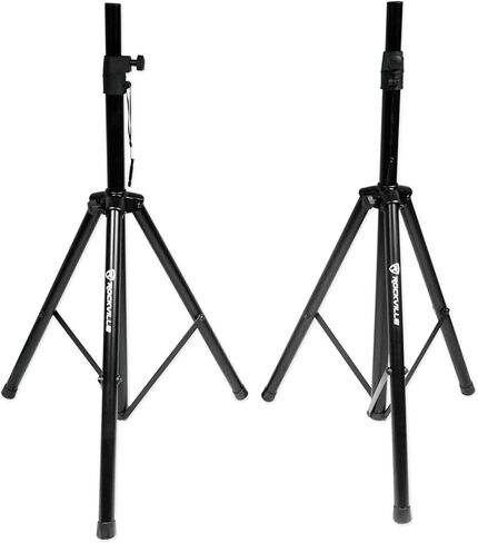 Audiosavings Bundle: (2) Mackie Thrash215 15" 1300W Powered Active DJ PA Speaker Thrash 215 Bundle with (1) Pair of Rockville Adjustable Tripod Speaker/Light Stands+(2) 20 Foot XLR Cables (3 Items) in Saudi Arabia