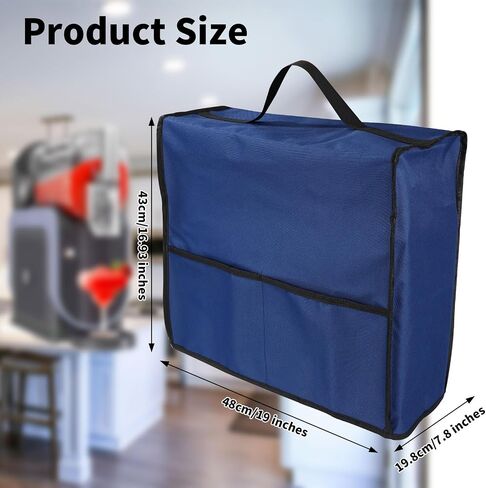 غطاء آلة Slushie لـ Ninja FS301 Maker Professional Maker و Dust & Waterproof Bag مع جيب تخزين متوافق مع آلة Ninja Slushie/Drink (الأزرق) in Saudi Arabia