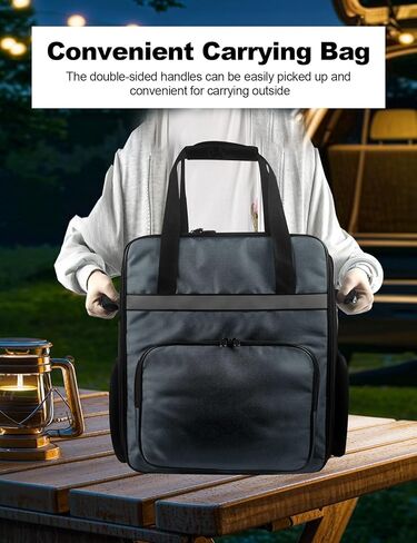 Ice Cream Maker Carrying Bag Sorbet Maker Travel Case Heavy duty 1680D Oxford Storage Bag for Ninja CREAMi Deluxe Ice Cream NC501/NC301/NC300/NC299AMZ in Kuwait