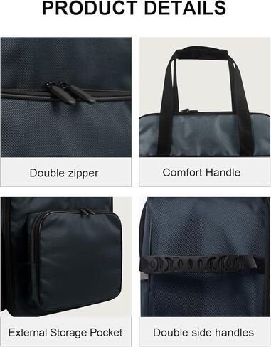 Ice Cream Maker Carrying Bag Sorbet Maker Travel Case Heavy duty 1680D Oxford Storage Bag for Ninja CREAMi Deluxe Ice Cream NC501/NC301/NC300/NC299AMZ in Kuwait