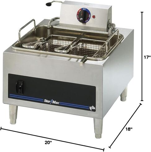 Star Mfg. Star-Max 15 lb Electric Fryer w/Two Baskets in Saudi Arabia