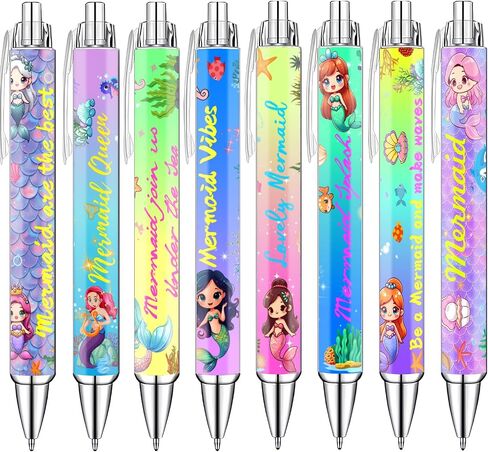 Idealmuzik 8 Nurse Ballpoint Pens,Gift for Nurse Week, Lovely Cartoon Cute Retractable Nursing Funny Ink for Medical Assistants Students Workers Office Appreciation Gifts in Kuwait