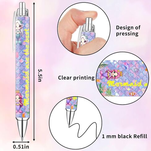 Idealmuzik 8 Nurse Ballpoint Pens,Gift for Nurse Week, Lovely Cartoon Cute Retractable Nursing Funny Ink for Medical Assistants Students Workers Office Appreciation Gifts in Kuwait