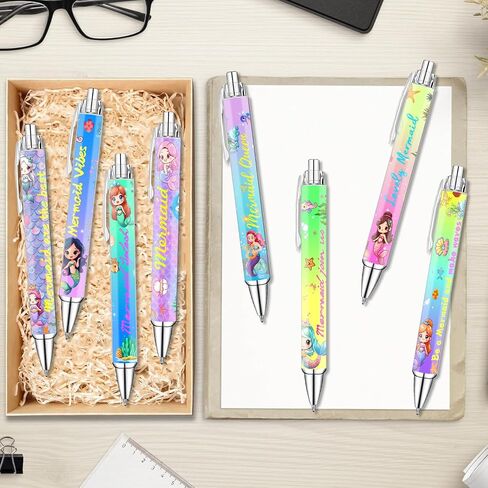 Idealmuzik 8 Nurse Ballpoint Pens,Gift for Nurse Week, Lovely Cartoon Cute Retractable Nursing Funny Ink for Medical Assistants Students Workers Office Appreciation Gifts in Kuwait