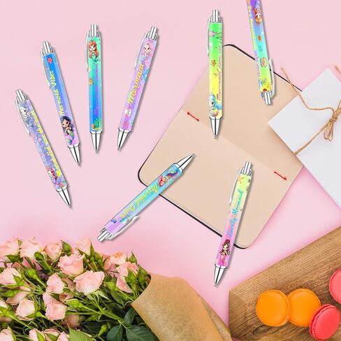 Idealmuzik 8 Nurse Ballpoint Pens,Gift for Nurse Week, Lovely Cartoon Cute Retractable Nursing Funny Ink for Medical Assistants Students Workers Office Appreciation Gifts in Kuwait